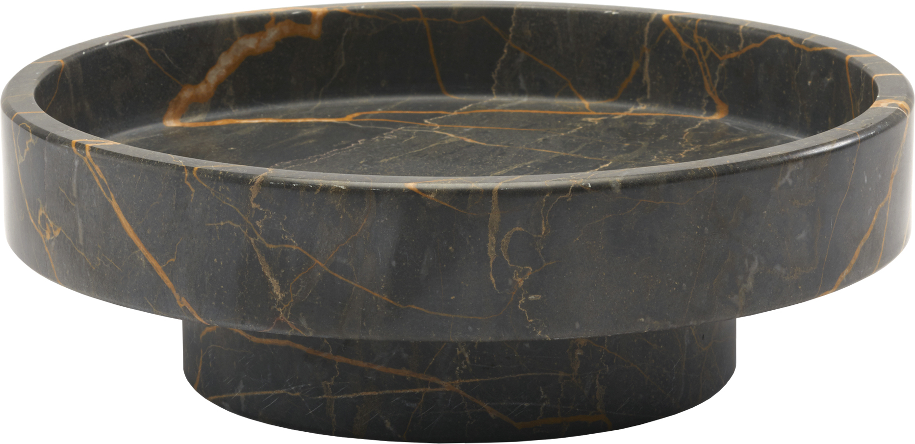 Taca dekoracyjna Porto czarna