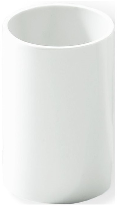 Kubek na szczoteczki do zębów Be 10 biały
