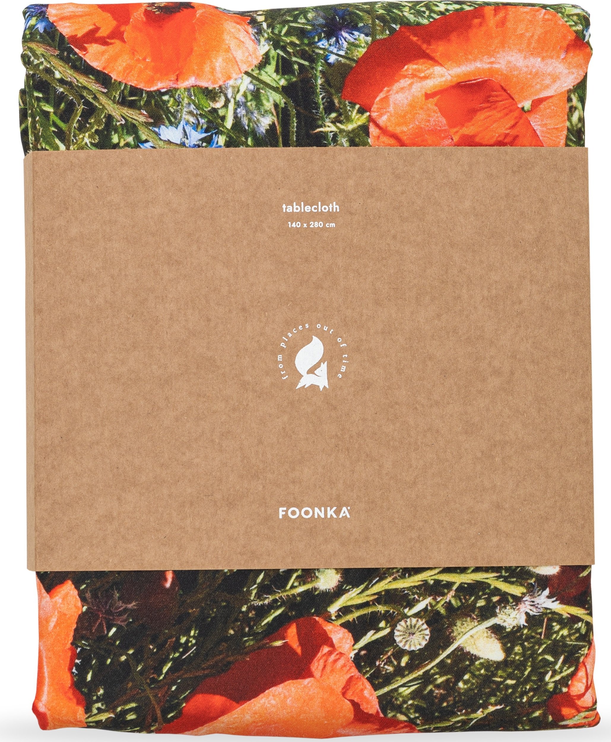 Obrus Hayka maki 140 x 280 cm