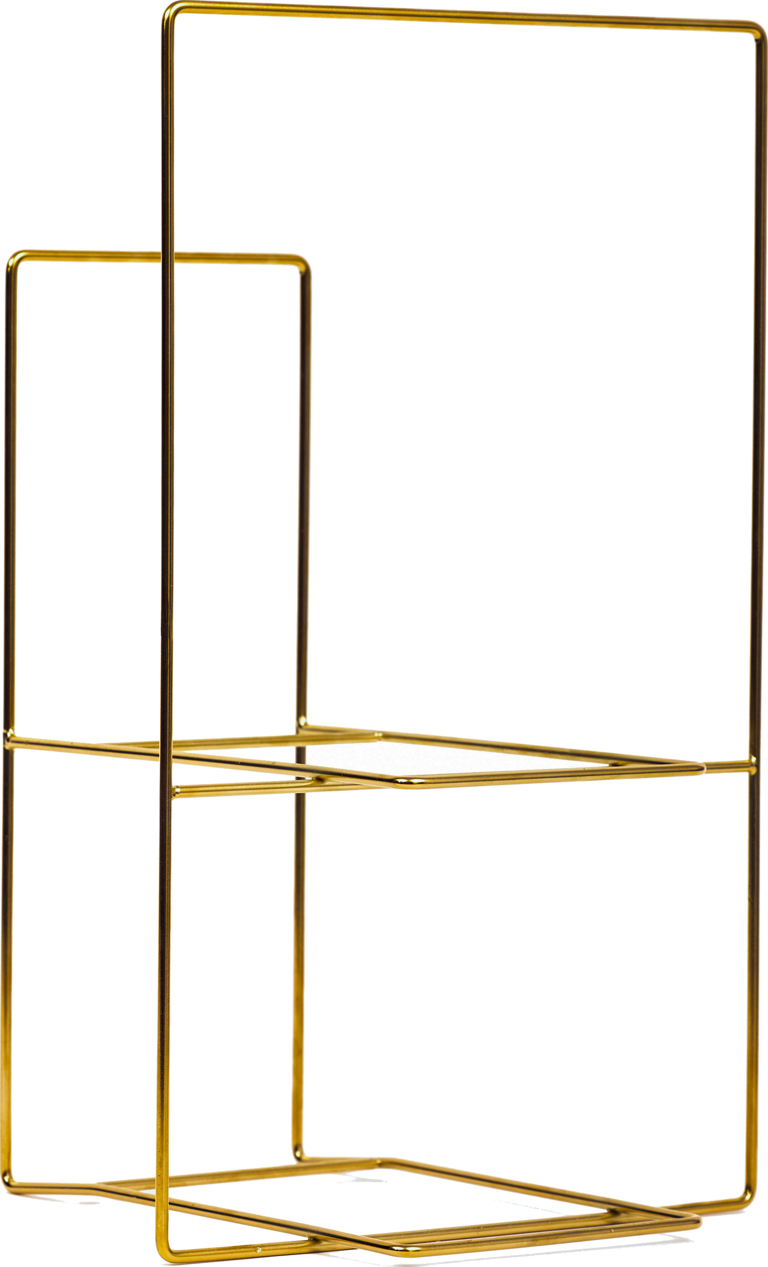 Stojak na magazyny Rewire M złoty