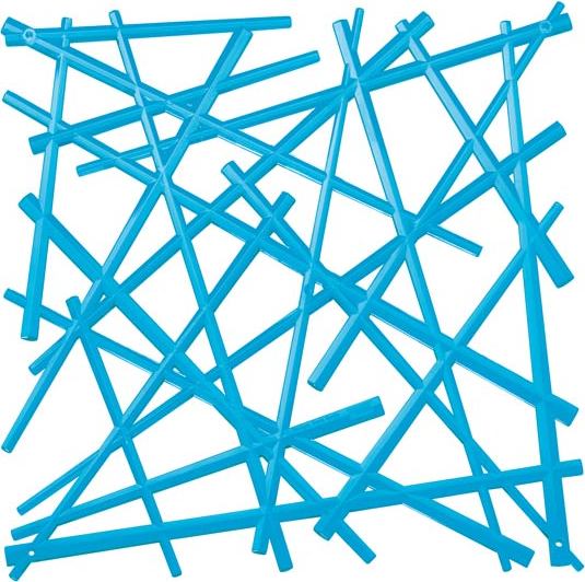 Panel dekoracyjny Stixx intensywnie niebieski przezroczysty