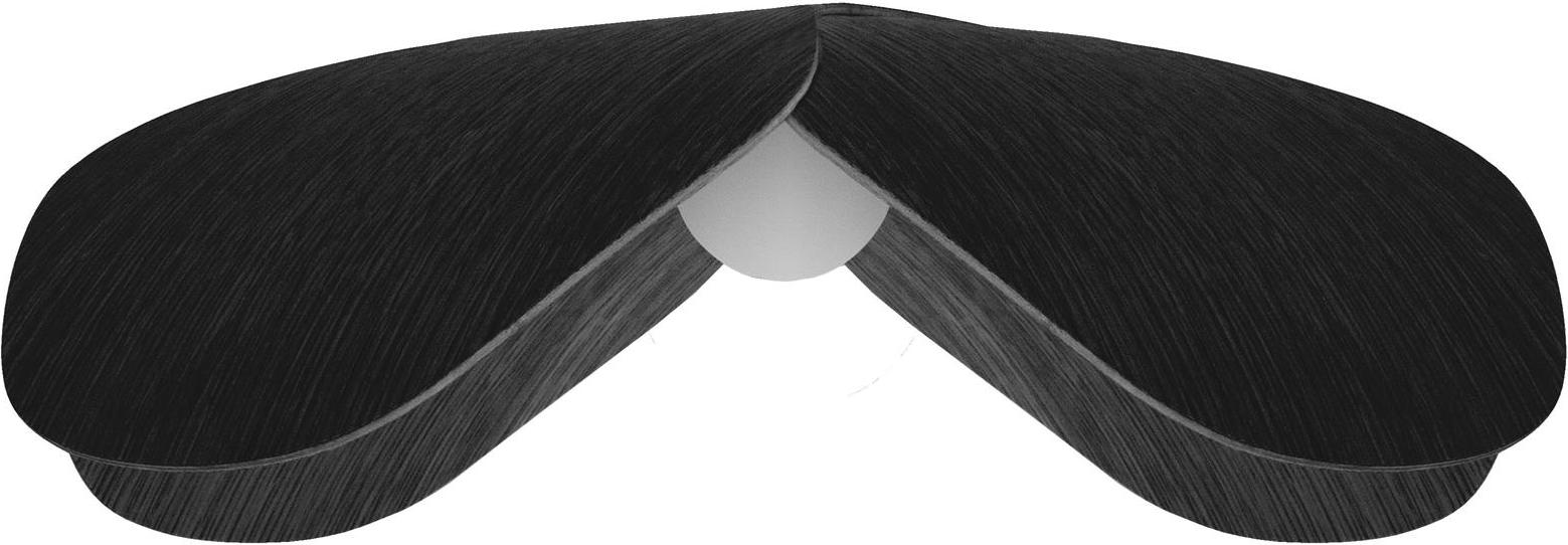 Lampa Forget Me Not 38 cm czarny dąb