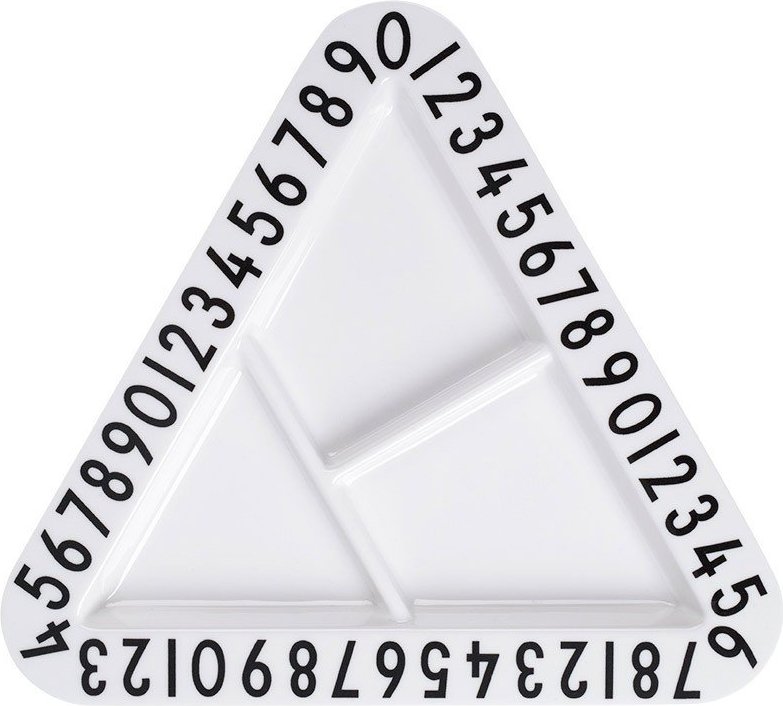 Talerz na przekąski trójkątny AJ Kids