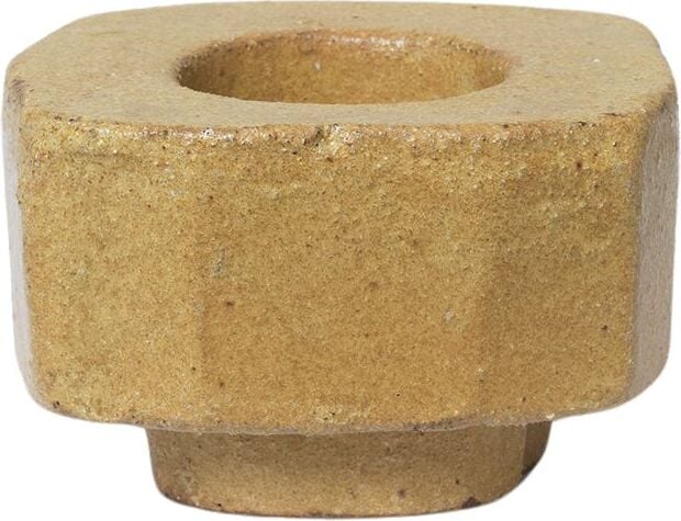 Świecznik na klasyczną świecę Kurinu miodowy