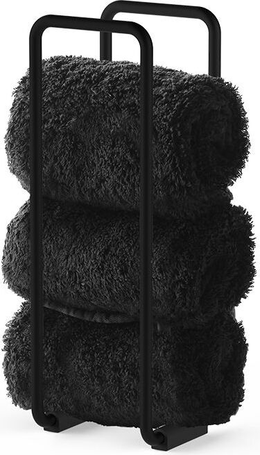 Stojak na ręczniki Basic pionowy czarny mat