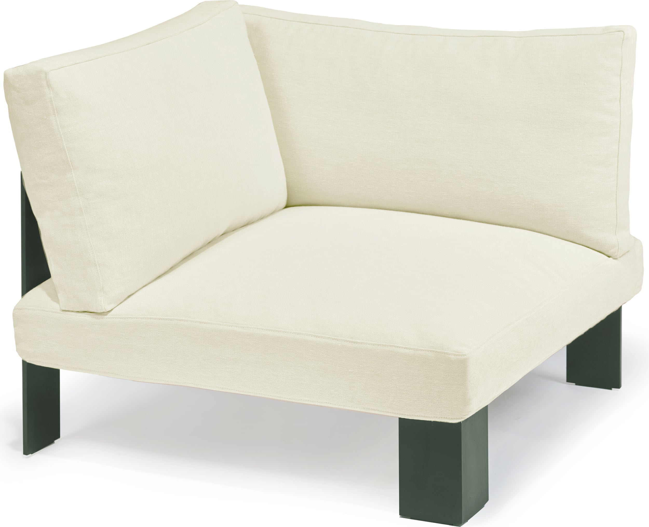 Narożnik sofy modułowej Serax 91 cm biały