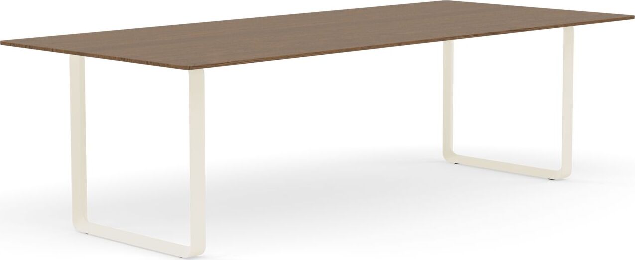 Stół Muuto 255 x 108 cm ciemny dąb nogi piaskowe