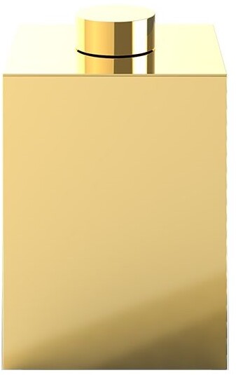 Pojemnik łazienkowy Century 27,5 cm złoty z pokrywką