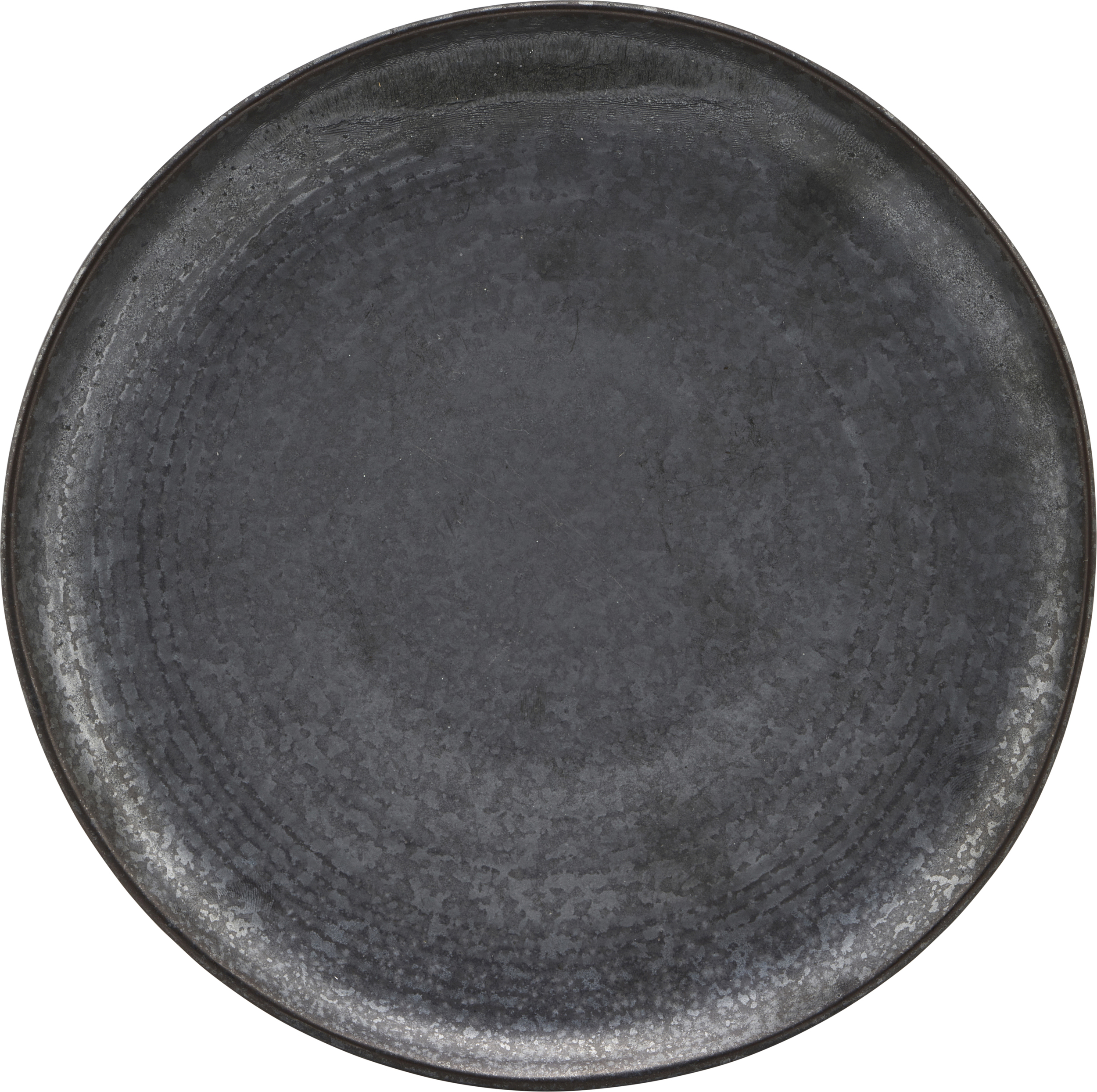 Talerz śniadaniowy Pion czarno-brązowy