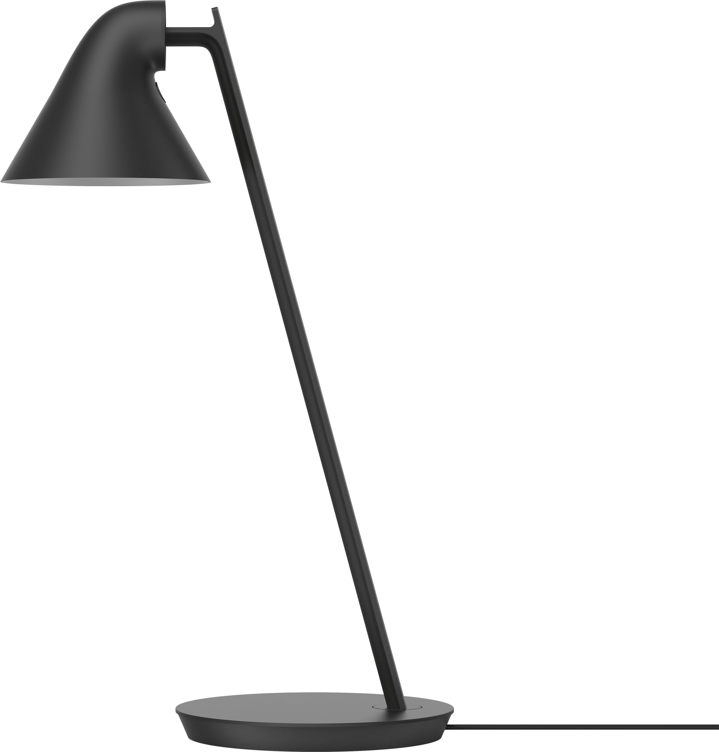 Lampa biurkowa NJP Mini LED 2700 K czarna
