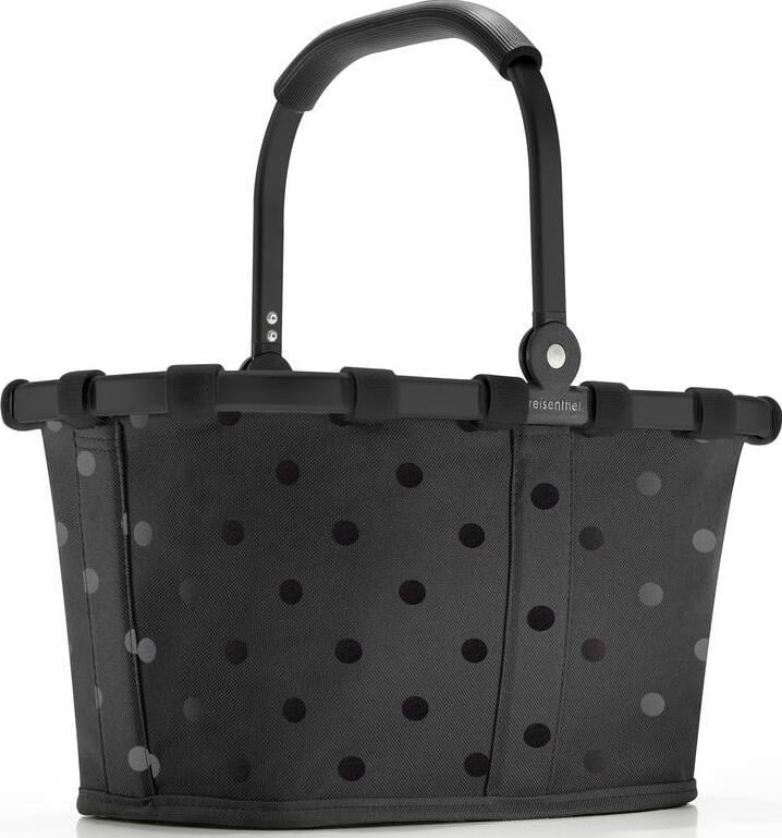 Koszyk Carrybag Frame w grochy XS czarny