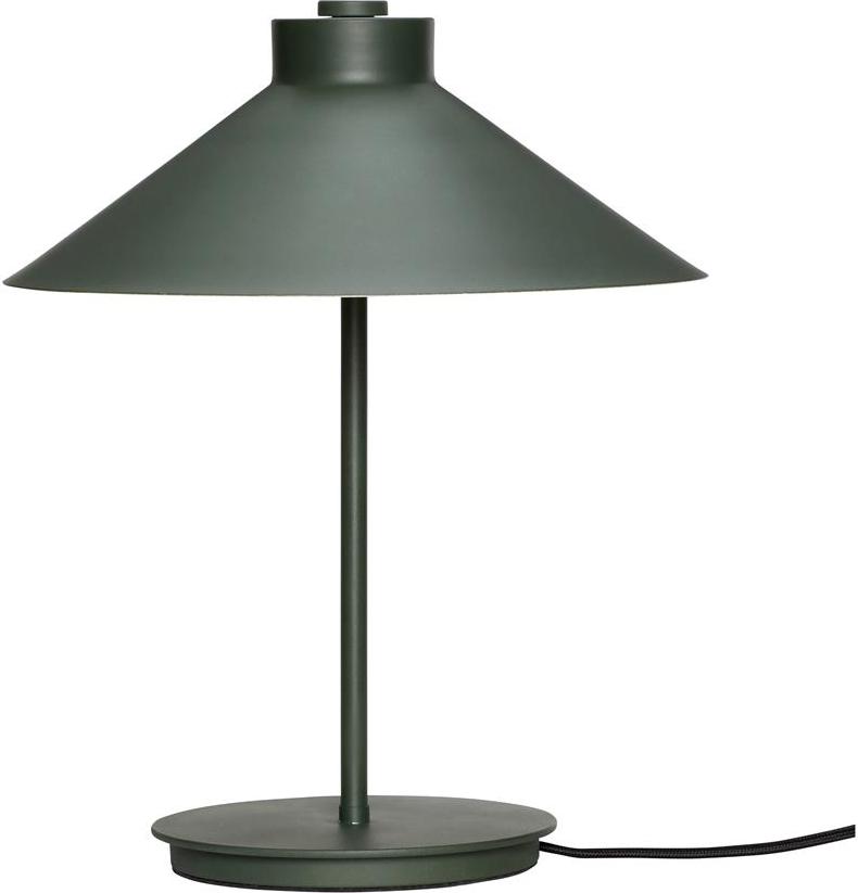 Lampa stołowa Hübsch 991205 zielona