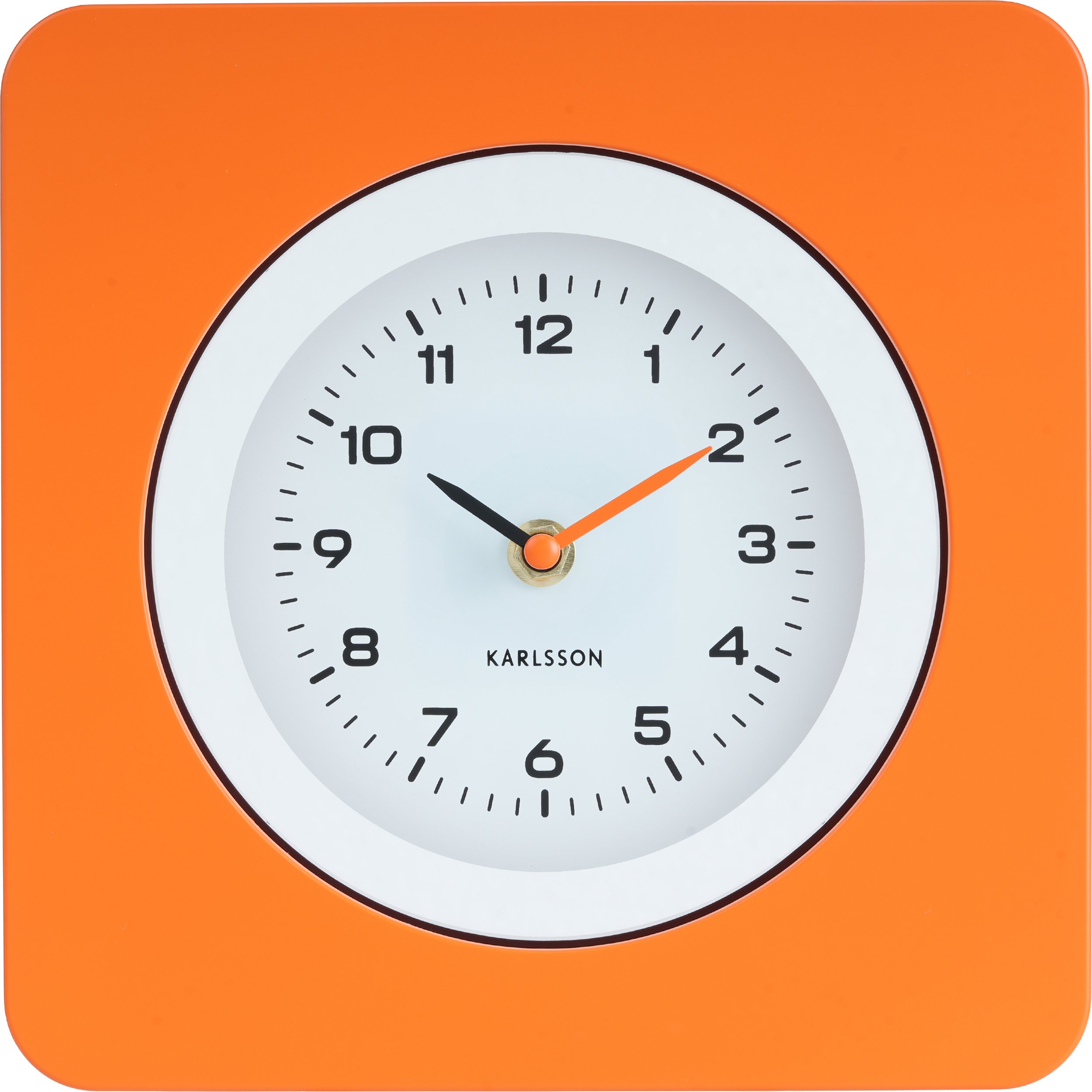 Zegar ścienny New Vintage pomarańczowy