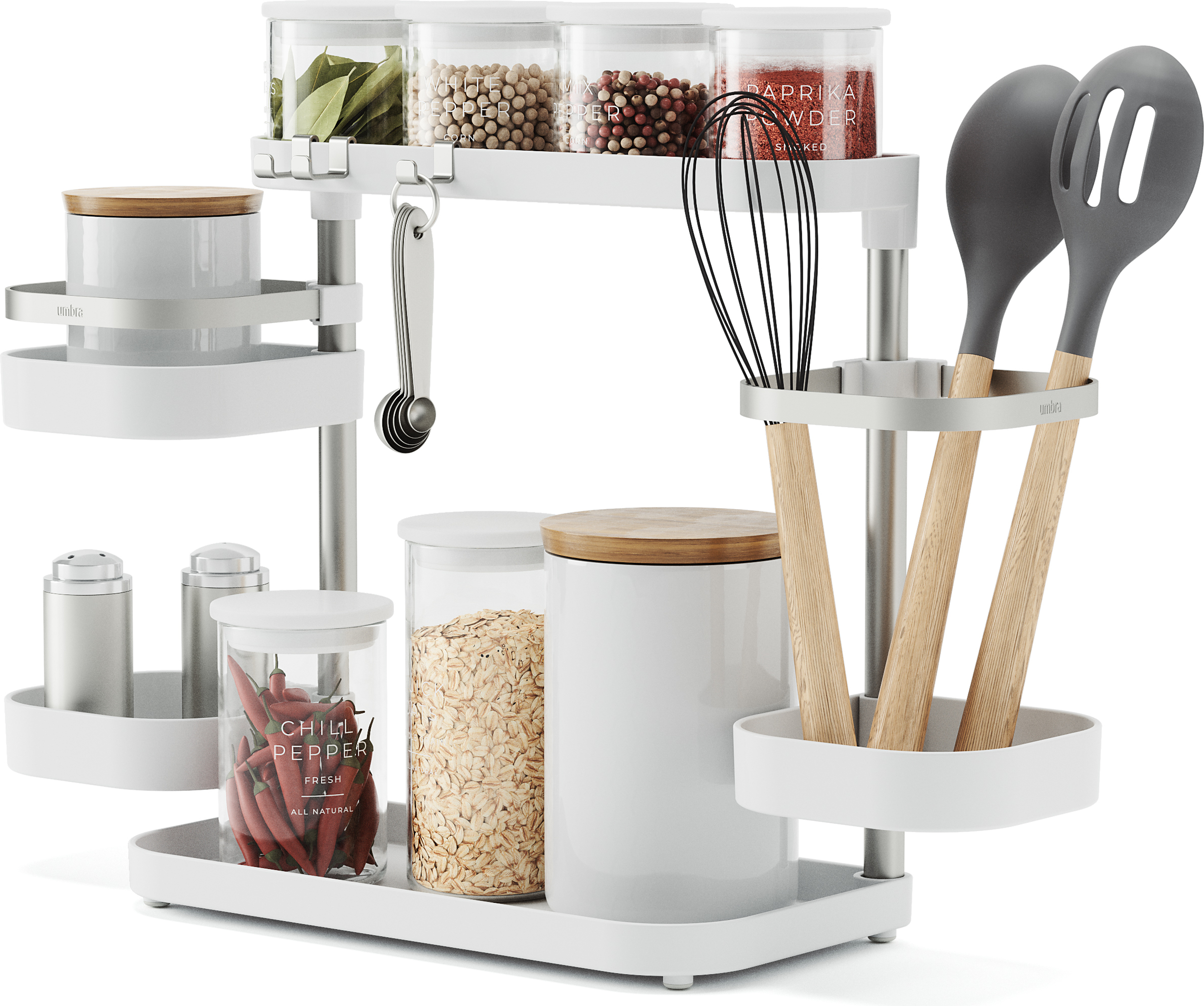 Organizer kuchenny Holster biały