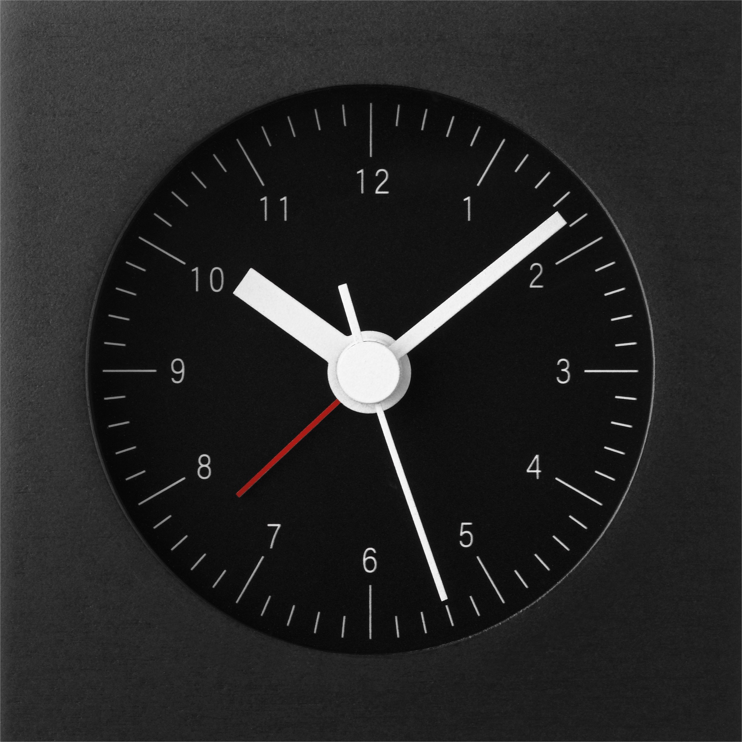 Budzik City Pop czarny duże cyfry