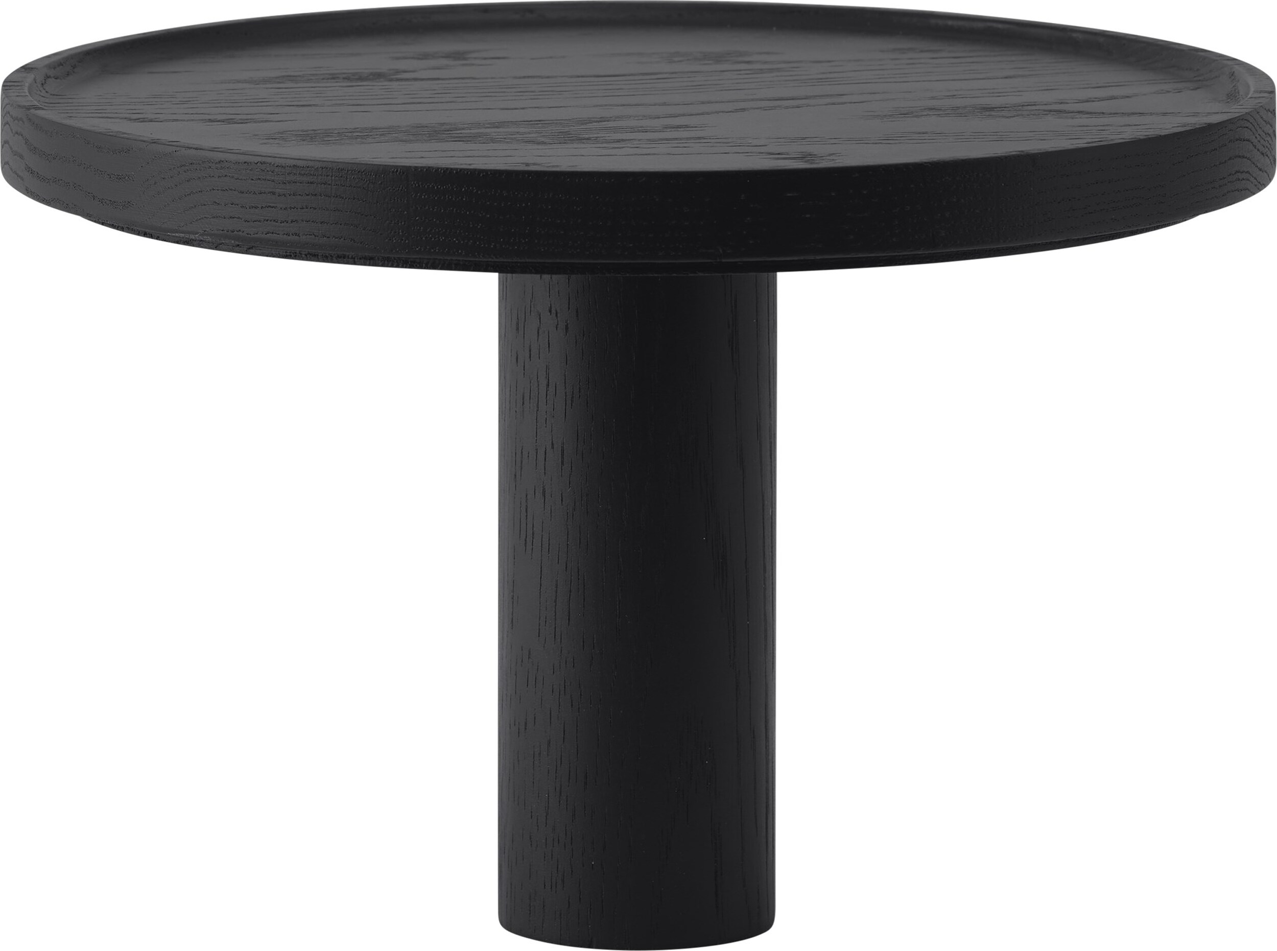 Półka Linear 24 cm czarny dąb