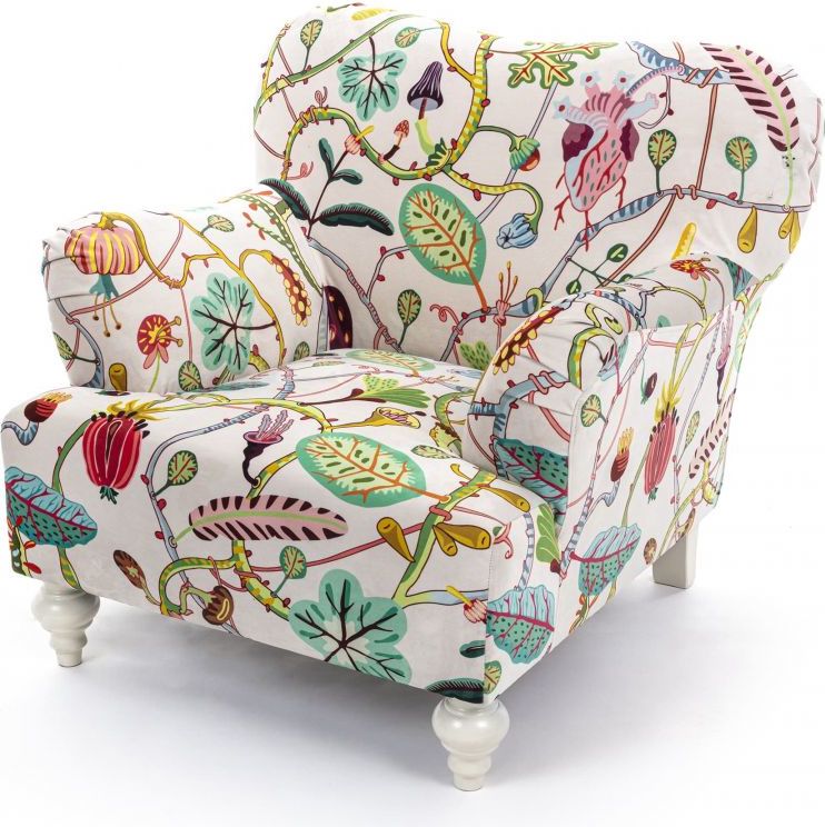 Fotel Botanical Diva biały