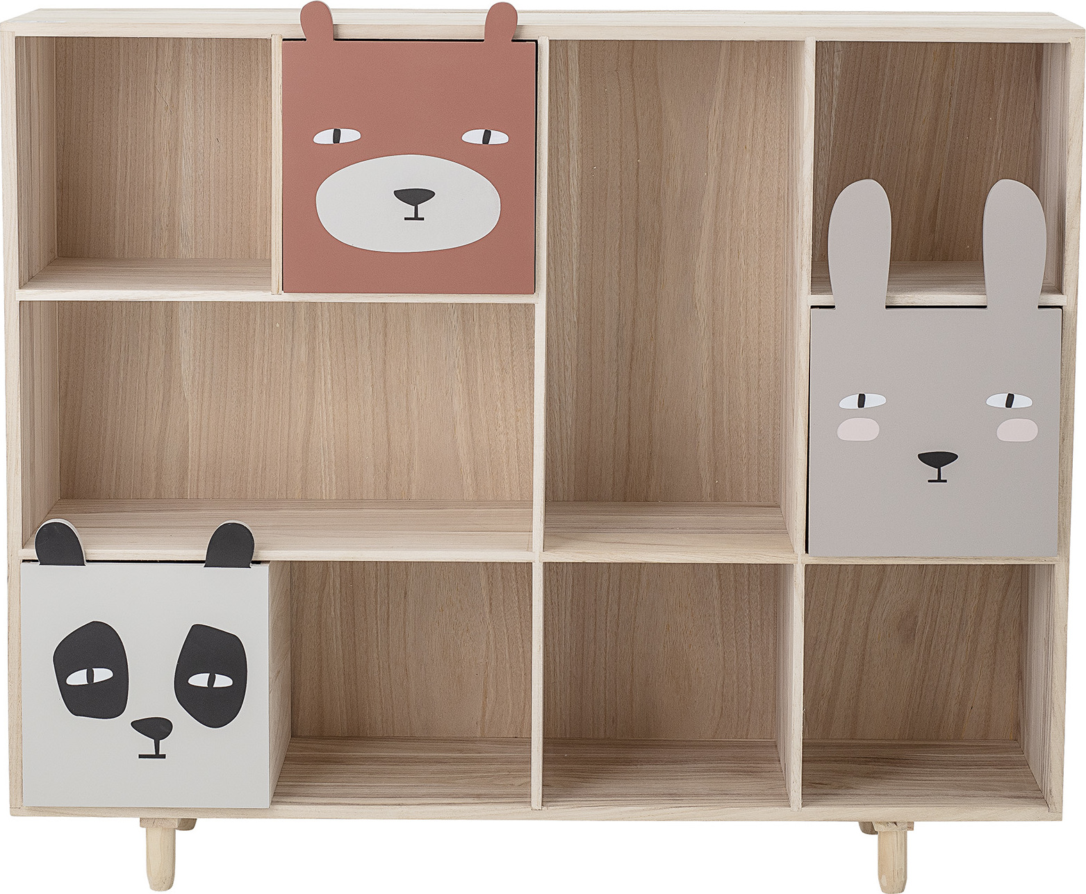 Regał Calle z szufladami w kształcie zwierząt