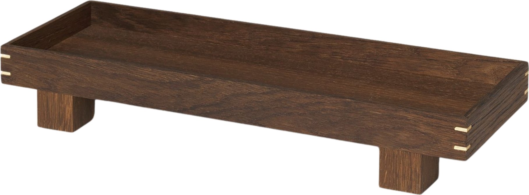 Taca Bon 36 cm ciemnobrązowa drewniana