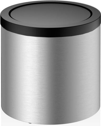 Kosz łazienkowy na śmieci Mikado 21 cm czarny mat