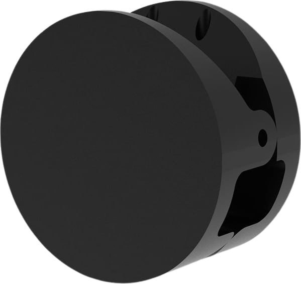 Uchwyt na ręcznik Pinch okrągły 5 cm czarny mat