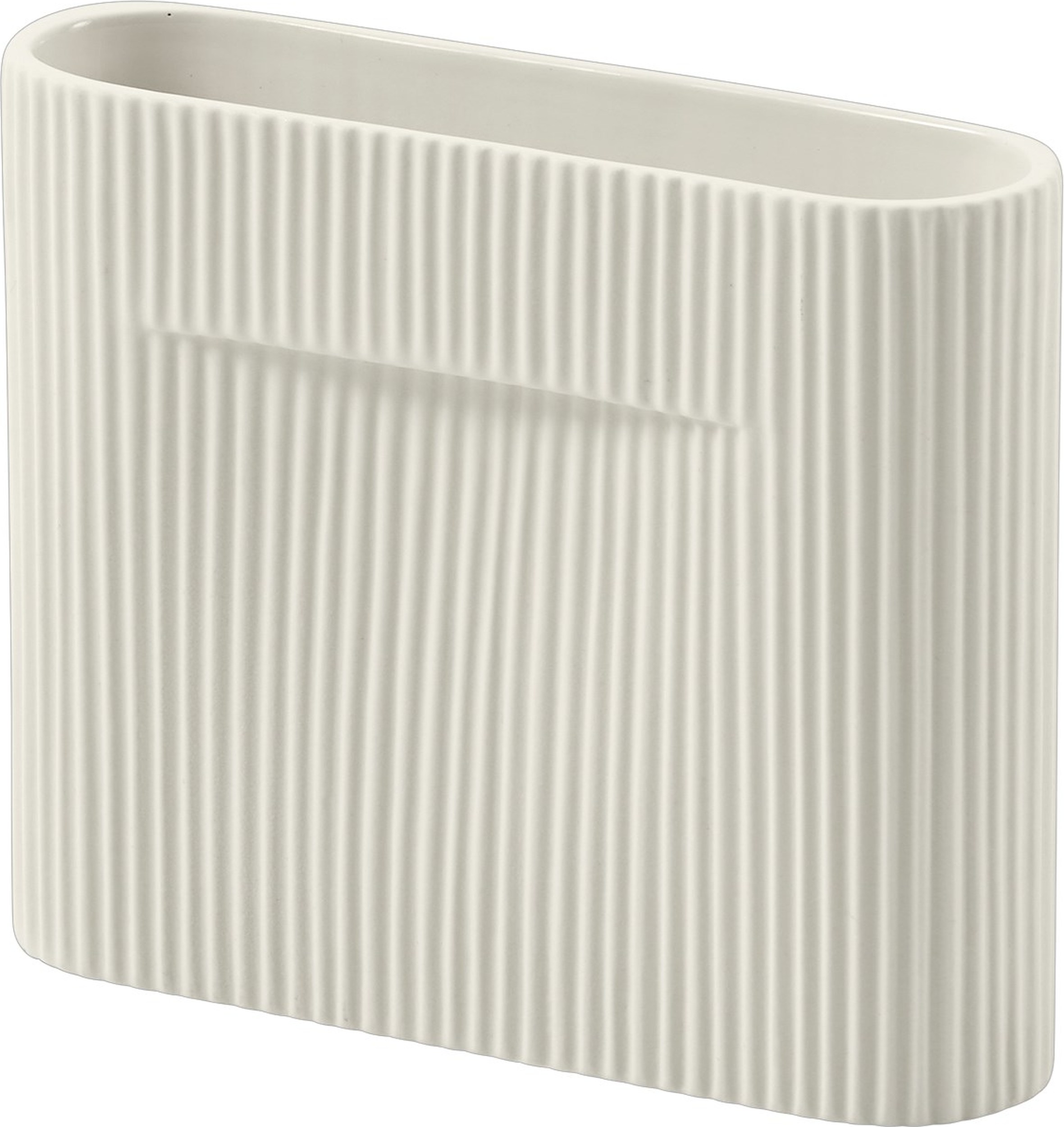 Wazon Ridge 16,5 cm biały