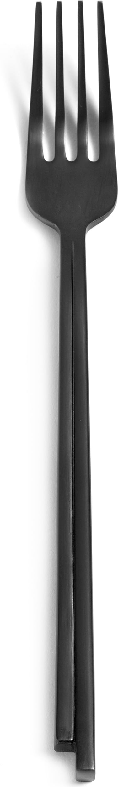 Widelce deserowe Dune czarne 6 szt.