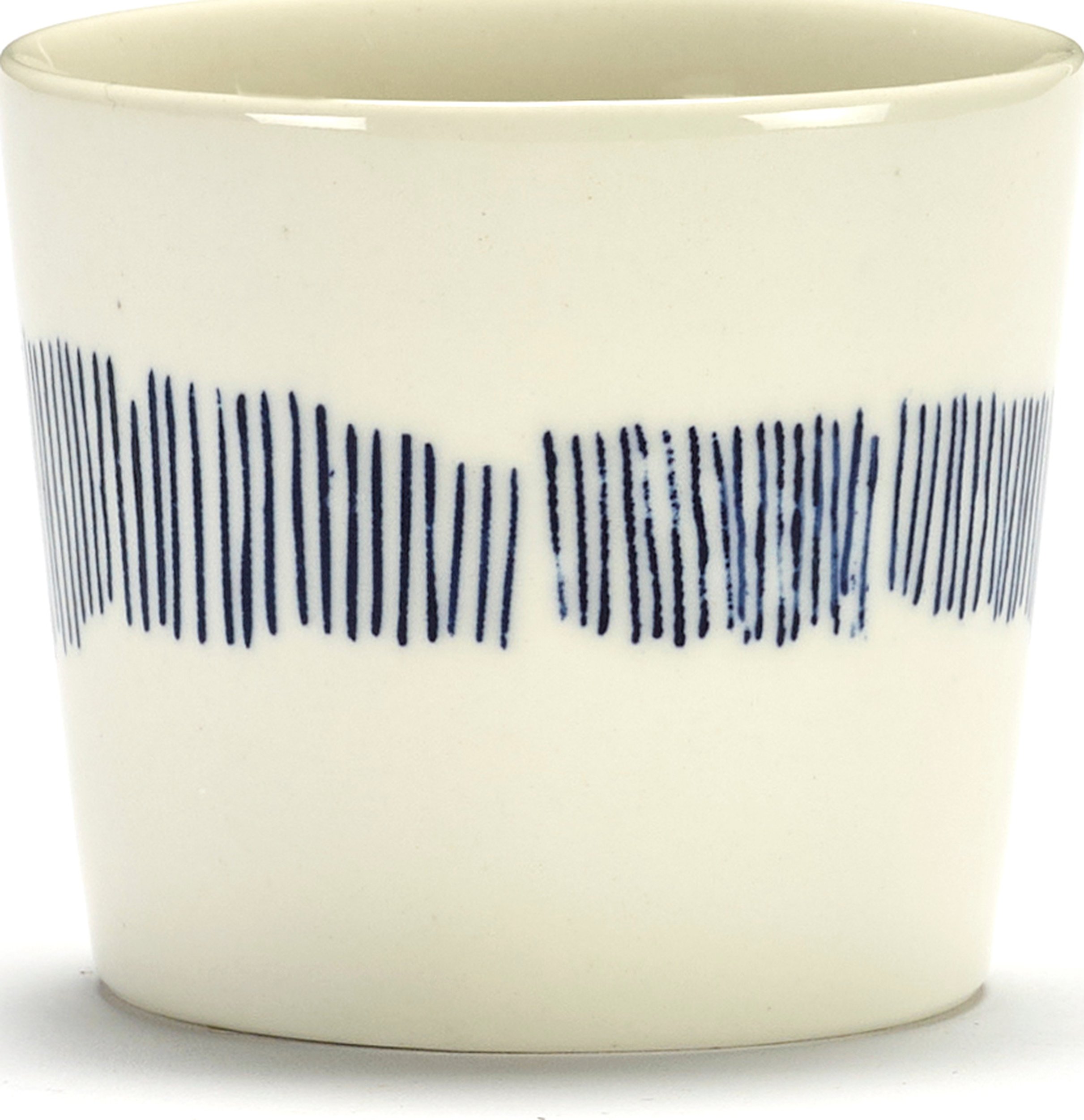 Kubek do espresso Feast 150 ml biało-niebieski