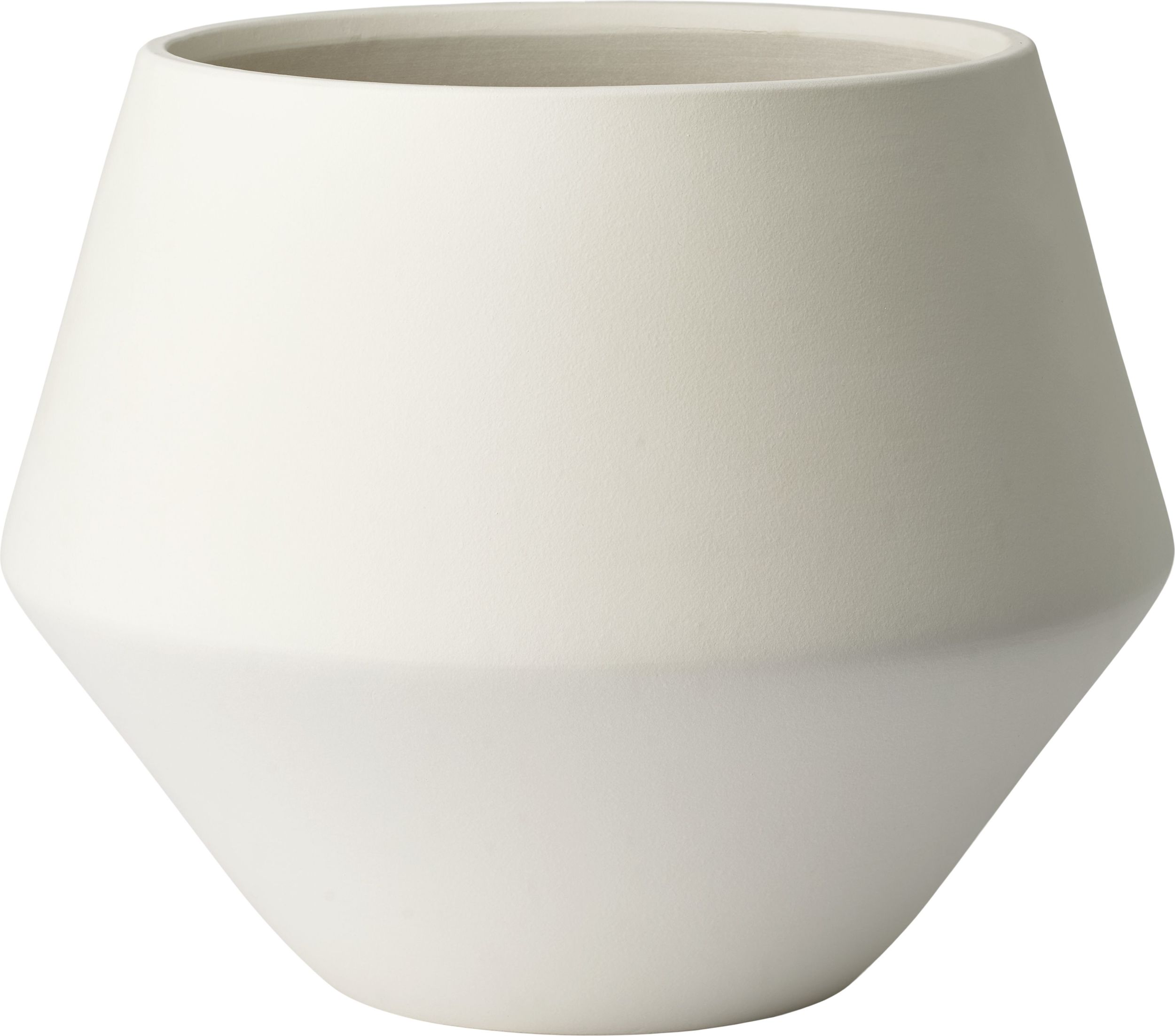 Osłonka na doniczkę Grove 48 cm kość słoniowa