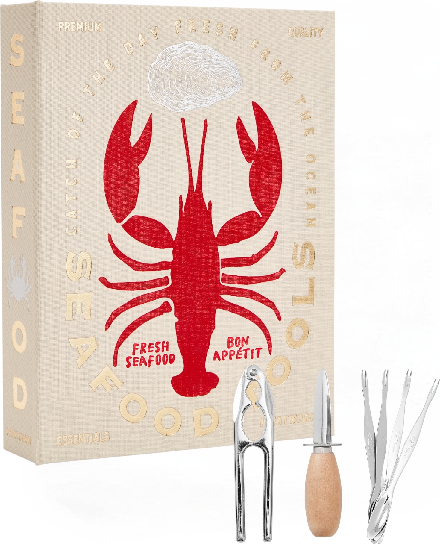 Akcesoria do owoców morza The Essentials w pudełku prezentowym 6 el.