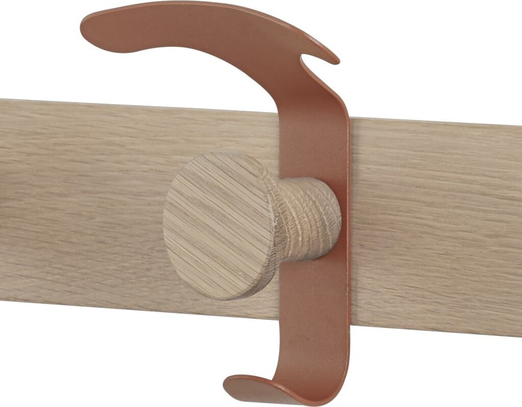 Haczyk do wieszaka listwy Avail brązowy