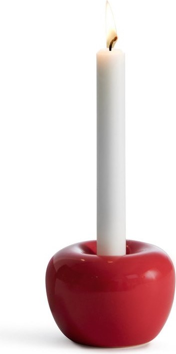 Świecznik Apple czerwony duży
