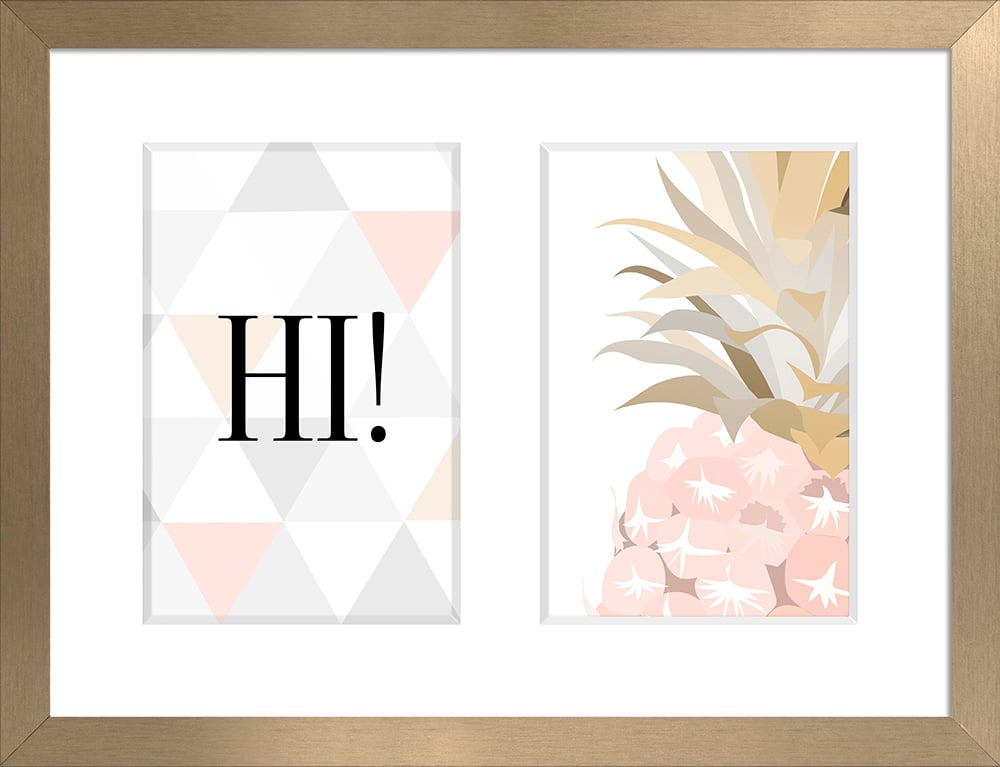 Ramka na zdjęcia Sanremo 20 x 27 cm złota