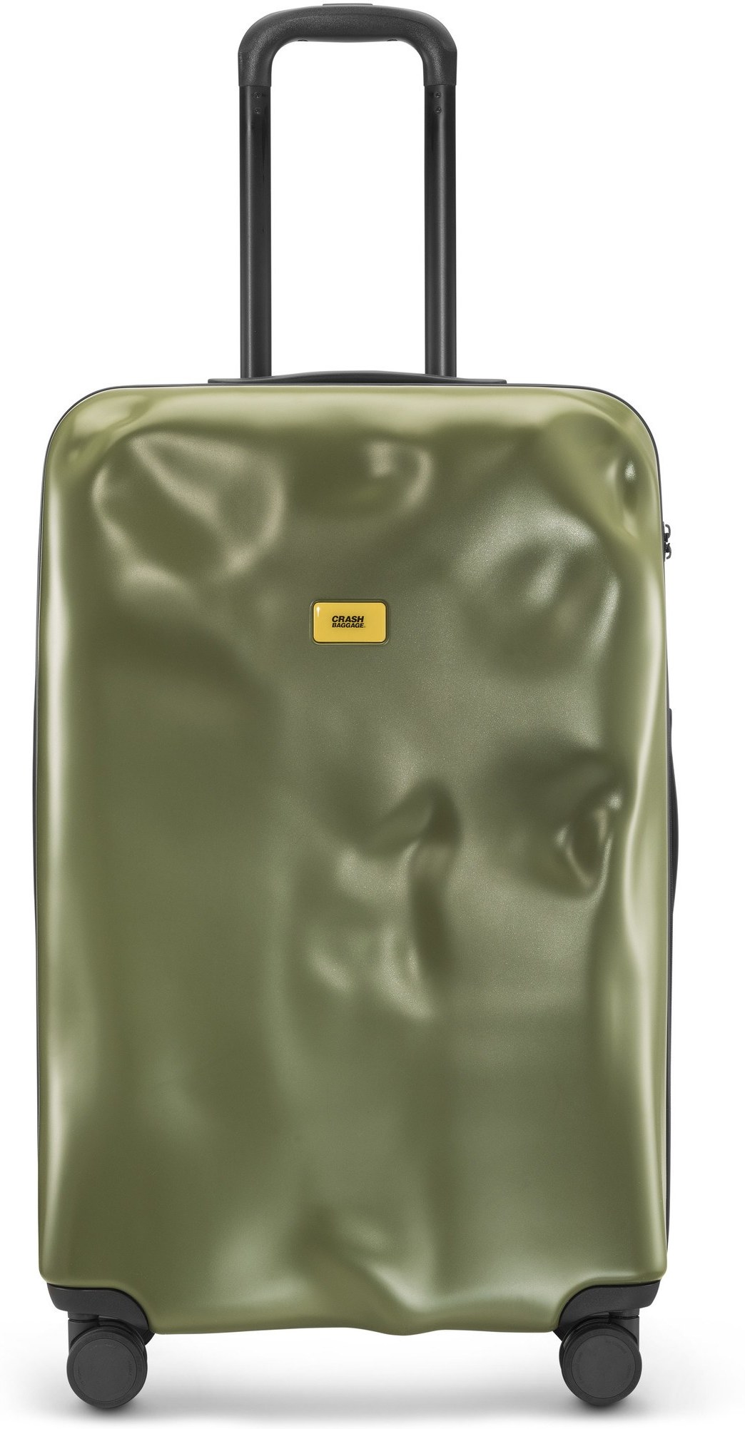 Walizka Icon duża matowa oliwkowa