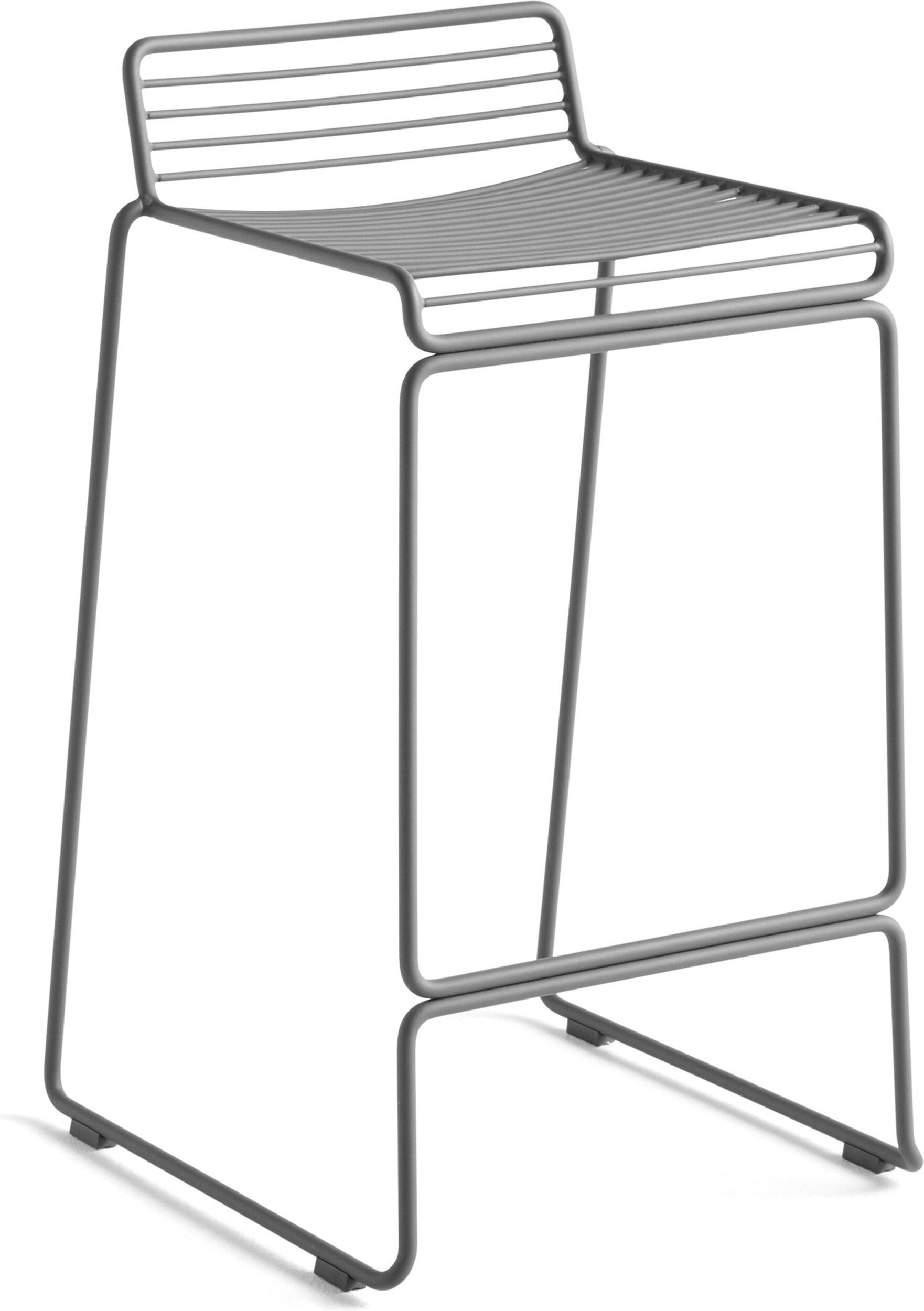 Stołek barowy Hee 65 cm szary