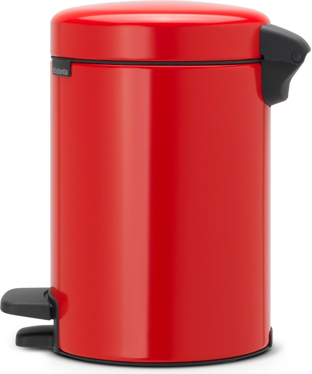 Kosz na śmieci pedałowy NewIcon 3l czerwony