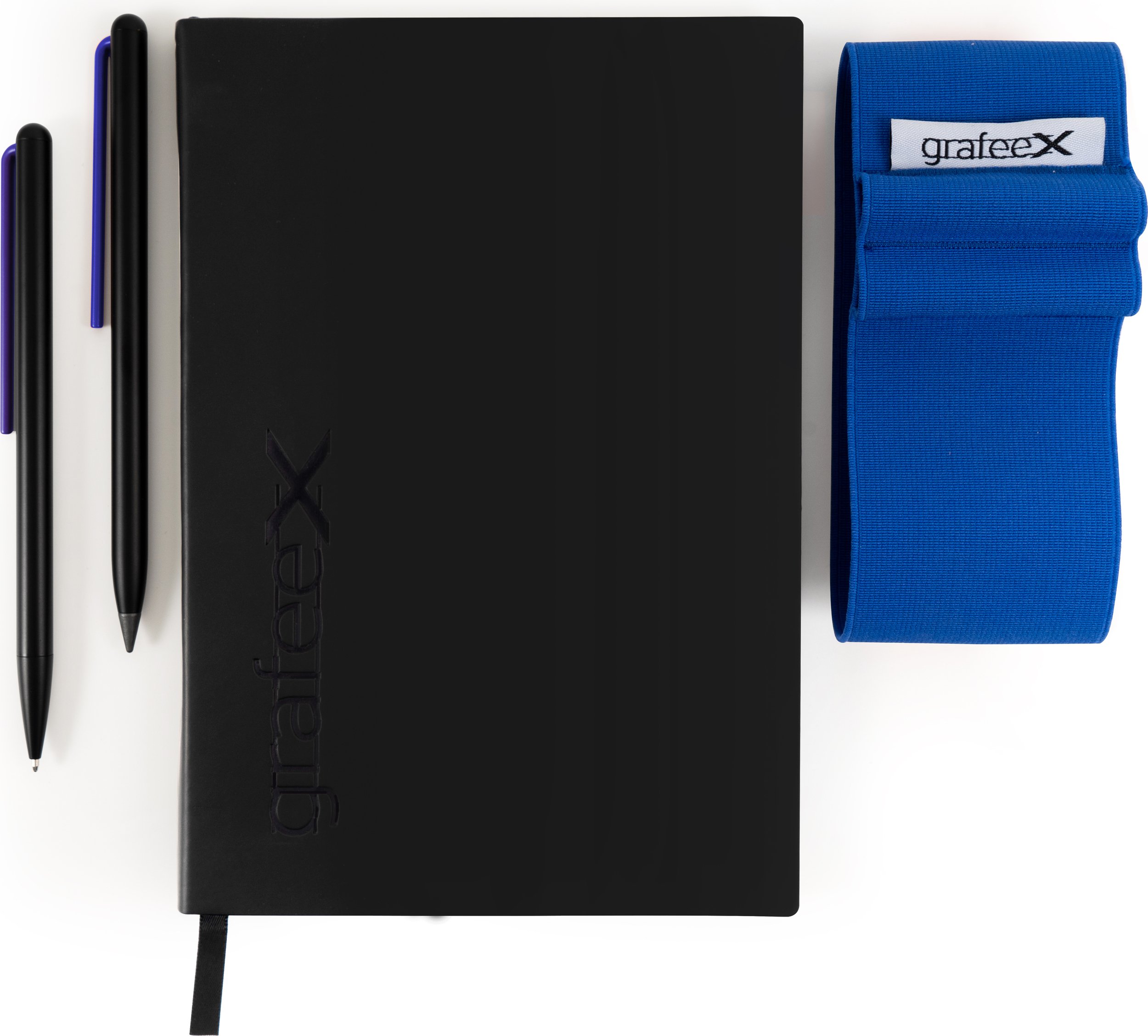 Zestaw piśmienniczy Pininfarina niebieski 4 el.