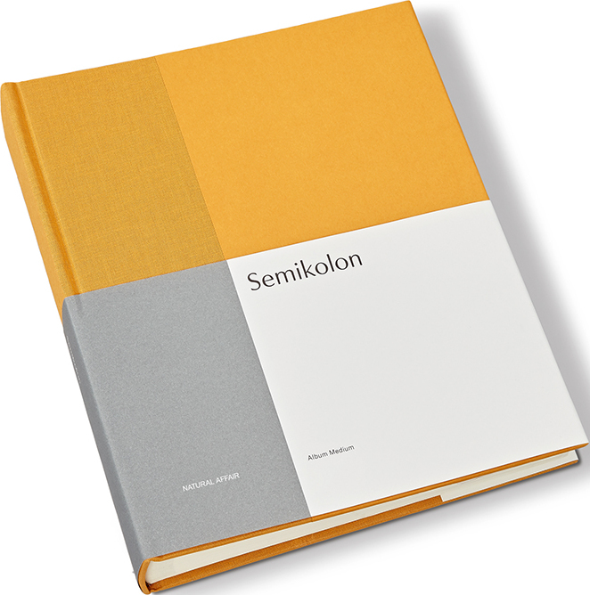 Album na zdjęcia Natural Affair średni żółty