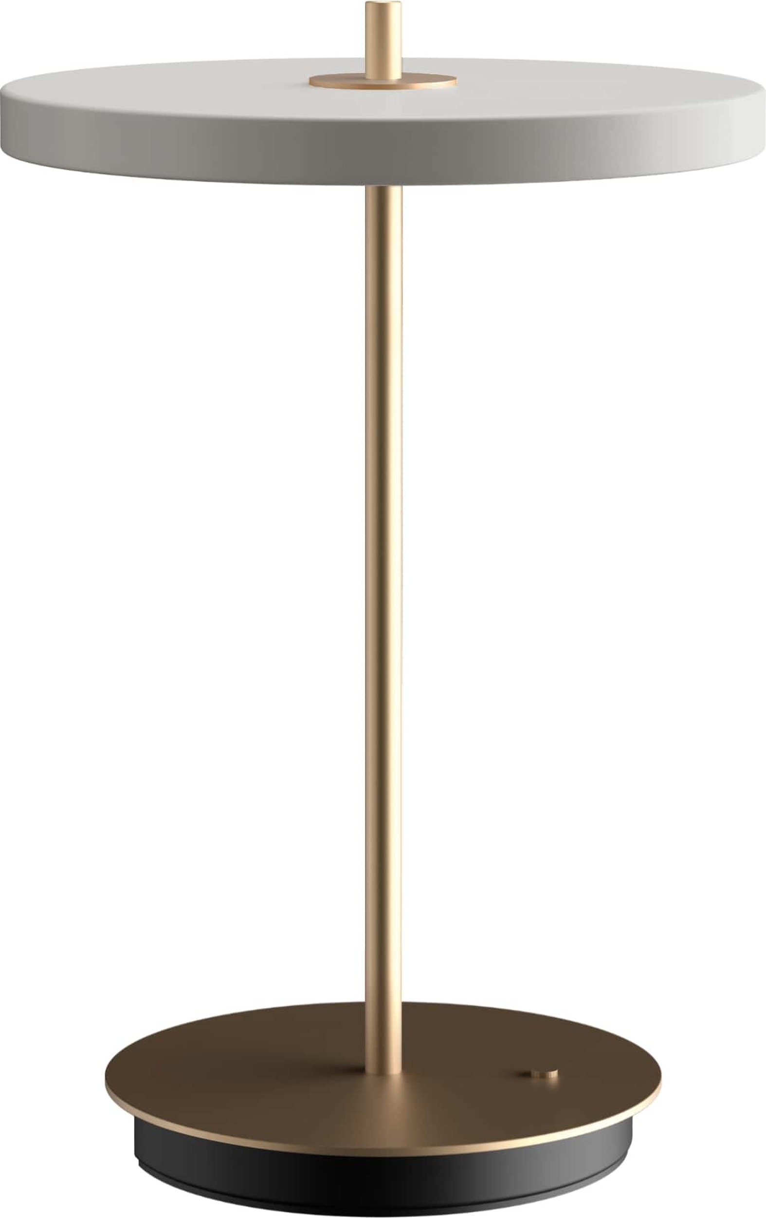 Lampa stołowa bezprzewodowa Asteria Move V2 szara