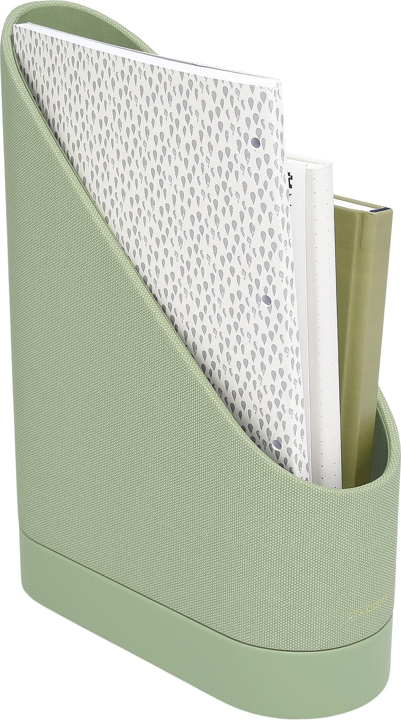 Organizer na czasopisma Stackers 25 x 33 cm pistacjowy 2 el.