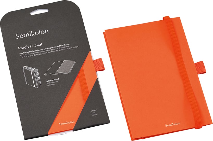 Kieszeń do notesu Semikolon A5 pomarańczowa