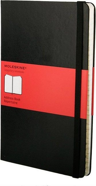 Adresownik Moleskine L czarny