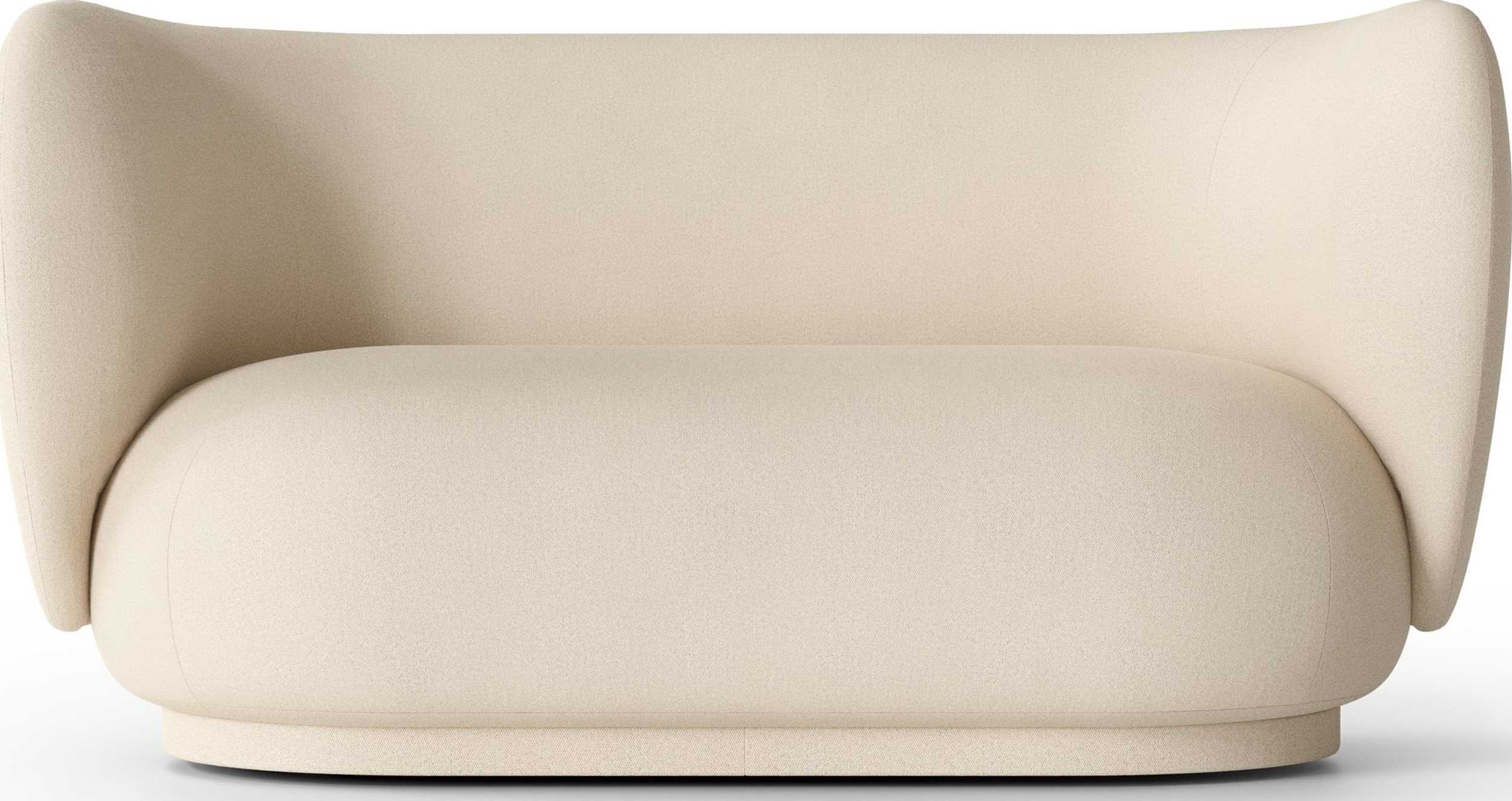 Sofa dwuosobowa Rico Brushed kremowa