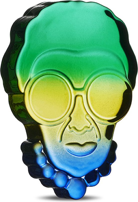 Przycisk do papieru Iris Apfel zielony