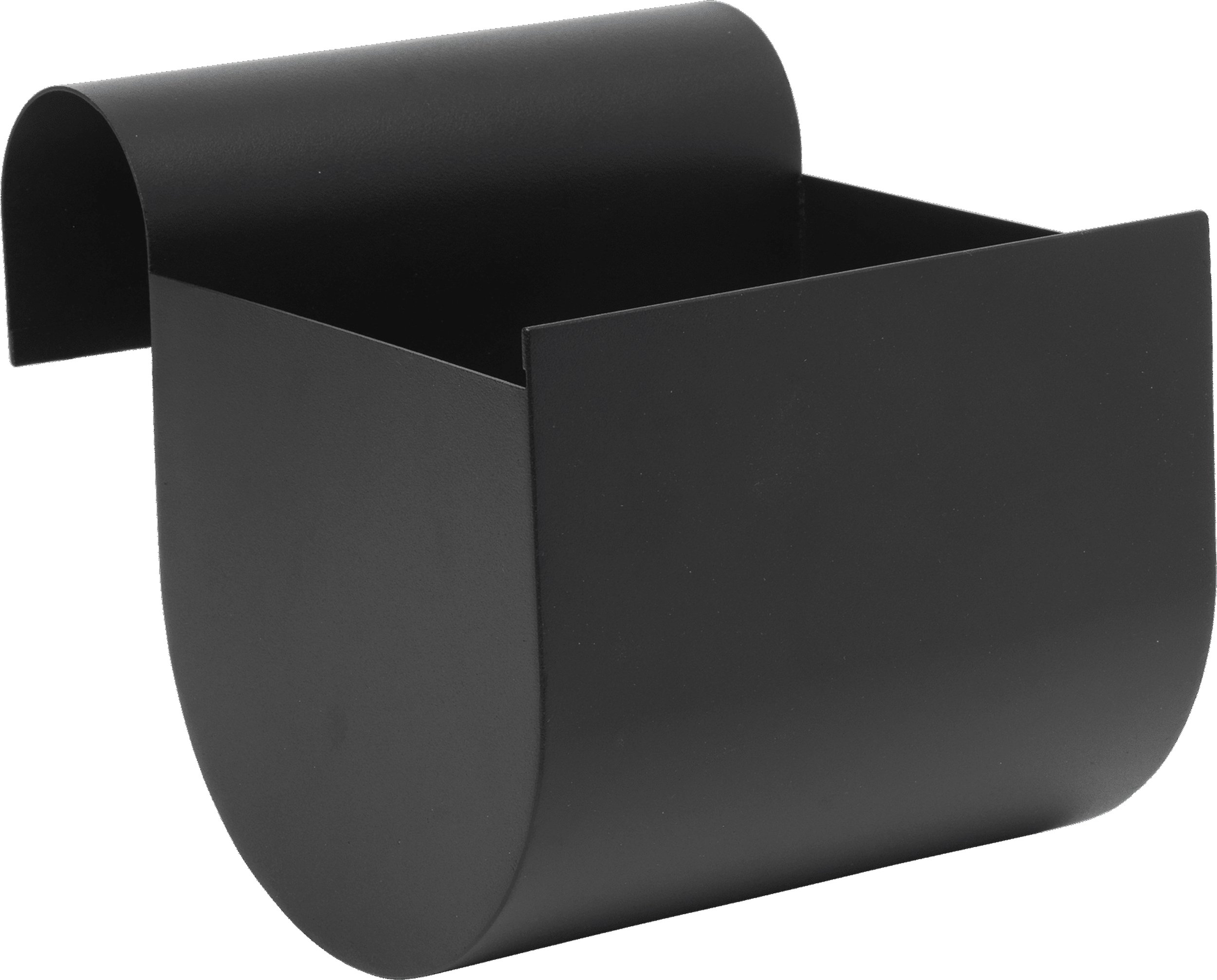 Kwietnik wiszący Uma 20 cm czarny