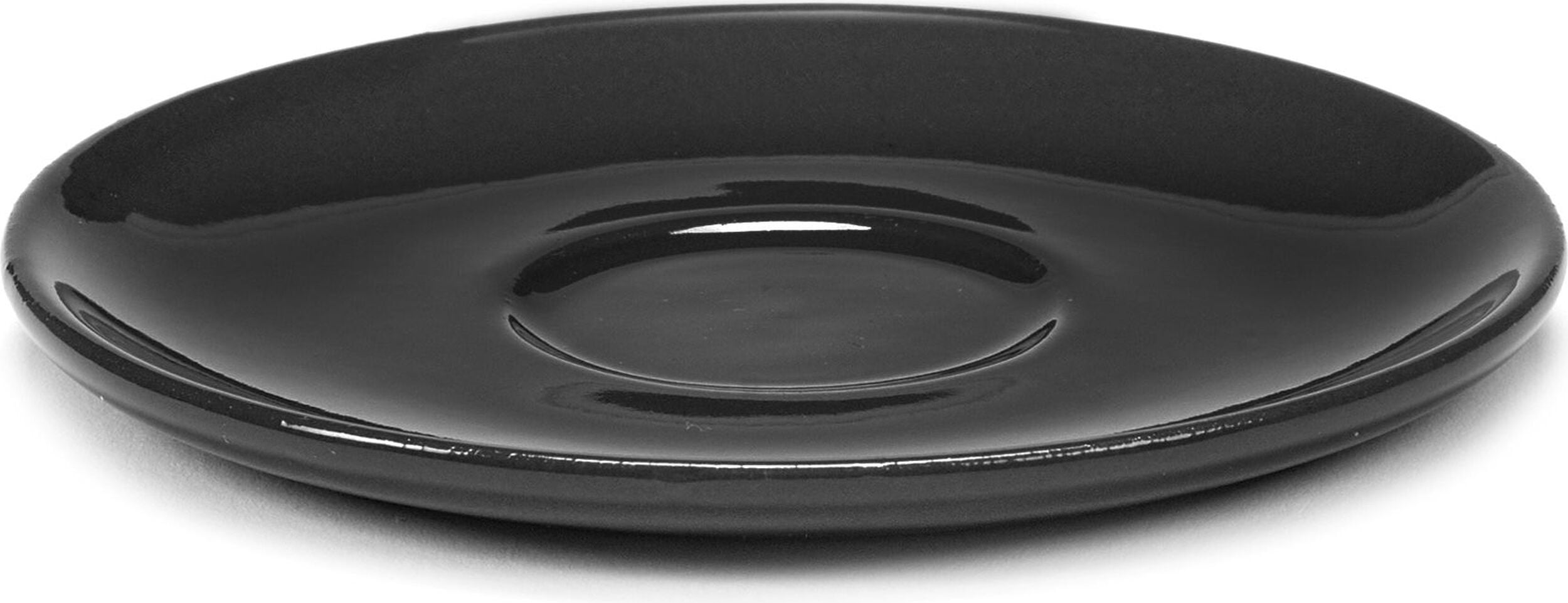 Spodki do filiżanek do espresso Zuma 10,5 cm czarne 2 szt.