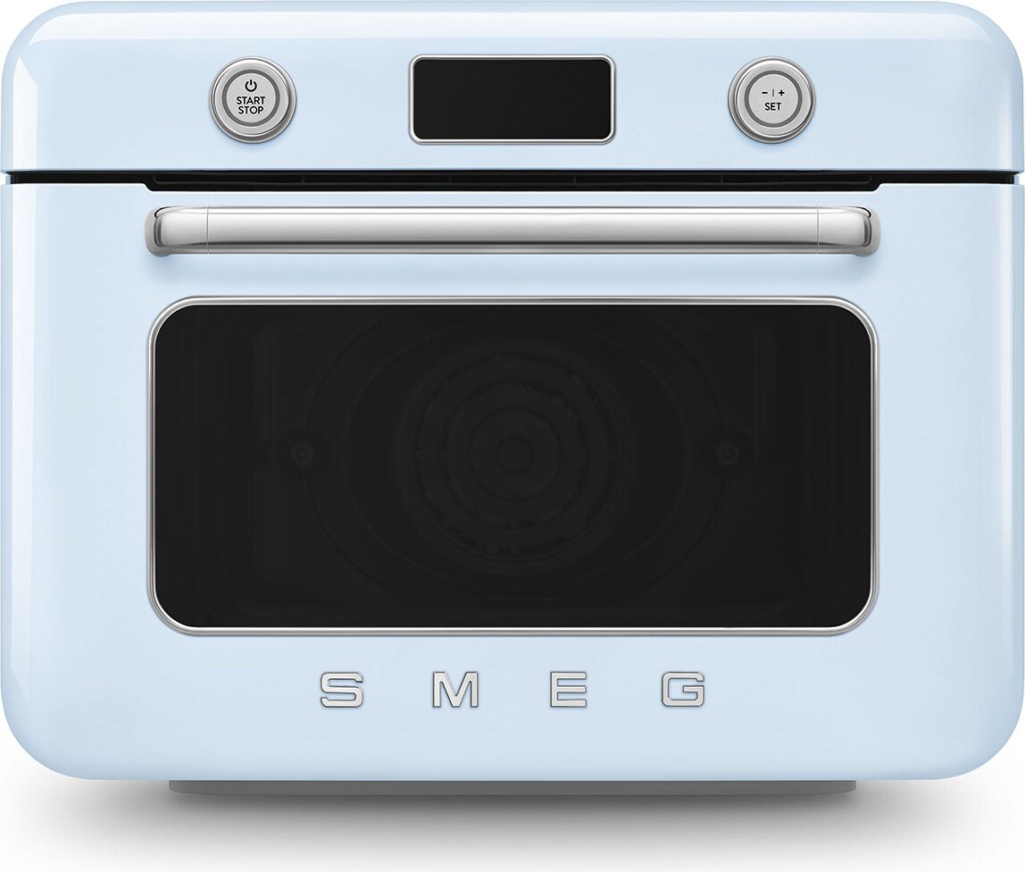 Piekarnik nablatowy 50's Style pastelowy błękit z funkcją pary