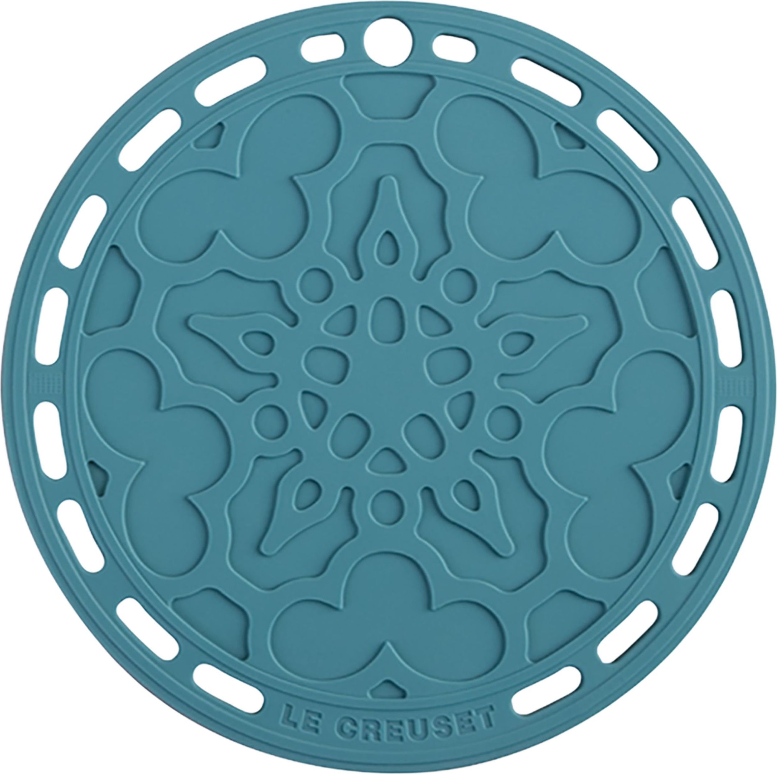 Podstawka pod gorące naczynia Le Creuset z wzorem 20 cm lazurowa