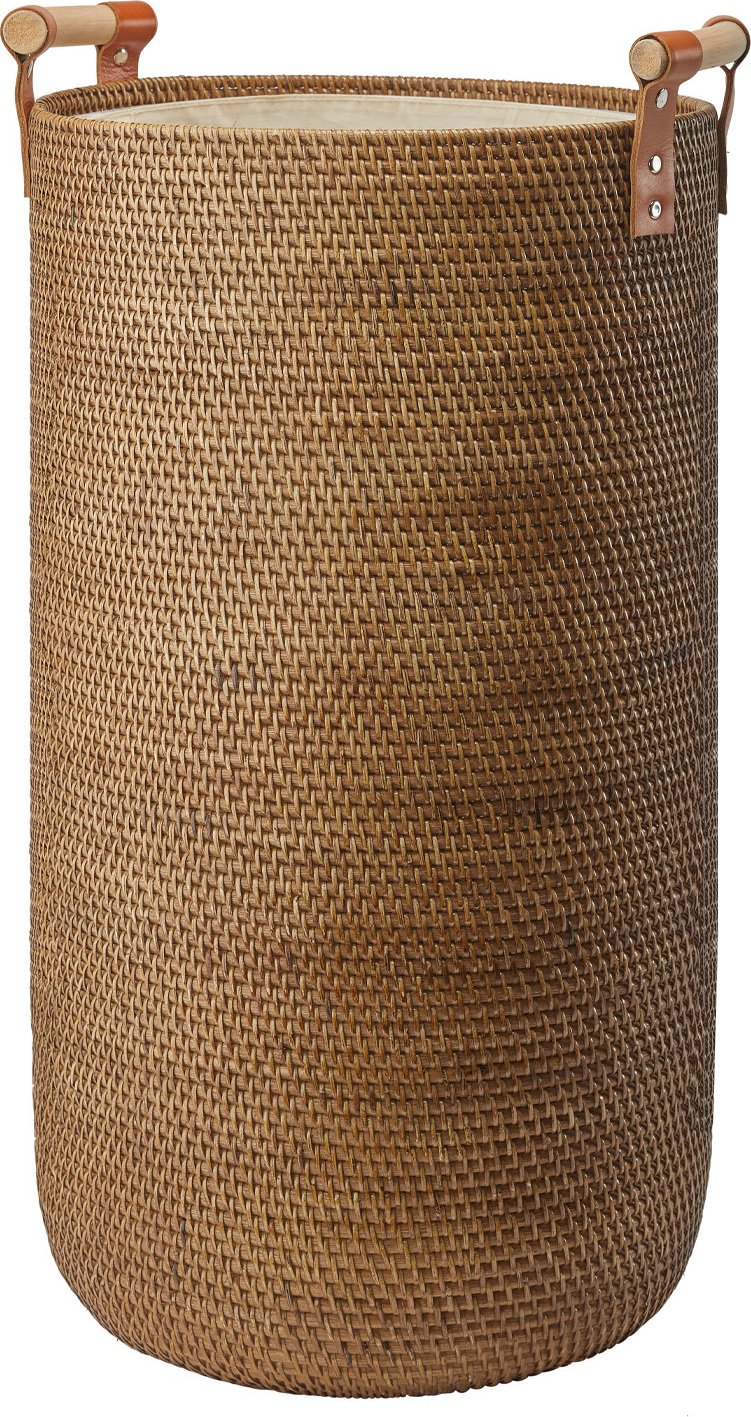 Kosz na pranie Cino brązowy