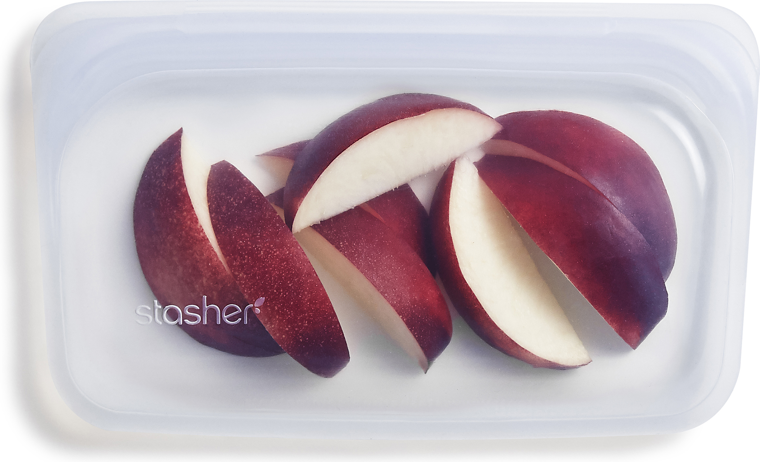 Torebka silikonowa na przekąski Stasher transparentna